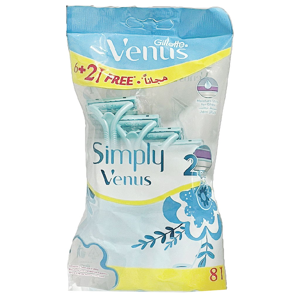 جيليت فينوس سيمبلى عرض 6+2 - Gillette Venus Simply Offer 6+2