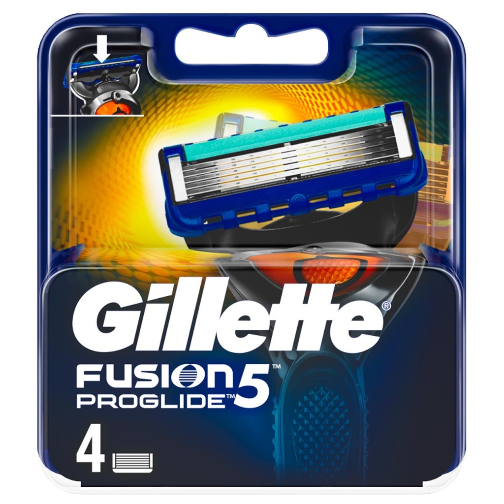 جيليت فيوجن5 - Gillette Fusion5 (غيار, بروجلايد, 4PC)