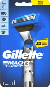 جيليت ماك3 - Gillette Mach3 (ماكنة, تربو 3D, +1)