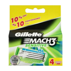 جيليت ماك3 - Gillette Mach3 (A spare part, Sensitive, 4PC)