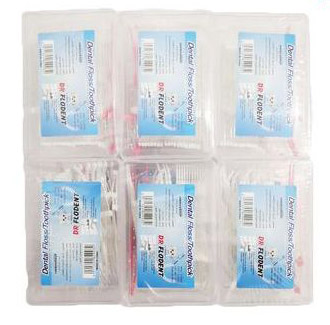 دكتور فلودنت خلة اسنان بلاستيك - DR Flodent Toothpick Blasstic No:TP-03 (No:TP-03)