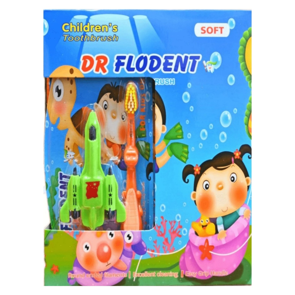 دكتور فلودنت فرشاة اسنان - Dr Flodent Tooth Brush (اطفال, No:2088, Soft)
