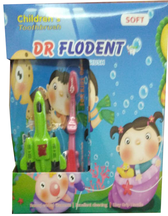 دكتور فلودنت فرشاة اسنان - Dr Flodent Tooth Brush (Kids, No:3015, Soft)