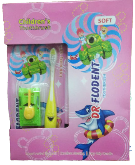 دكتور فلودنت فرشاة اسنان - Dr Flodent Tooth Brush (Kids, No:3007, Soft)