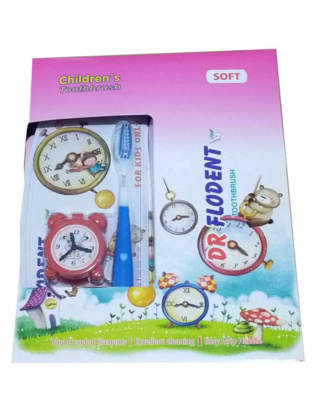 دكتور فلودنت فرشاة اسنان - Dr Flodent Tooth Brush (اطفال, No:3006, Soft)