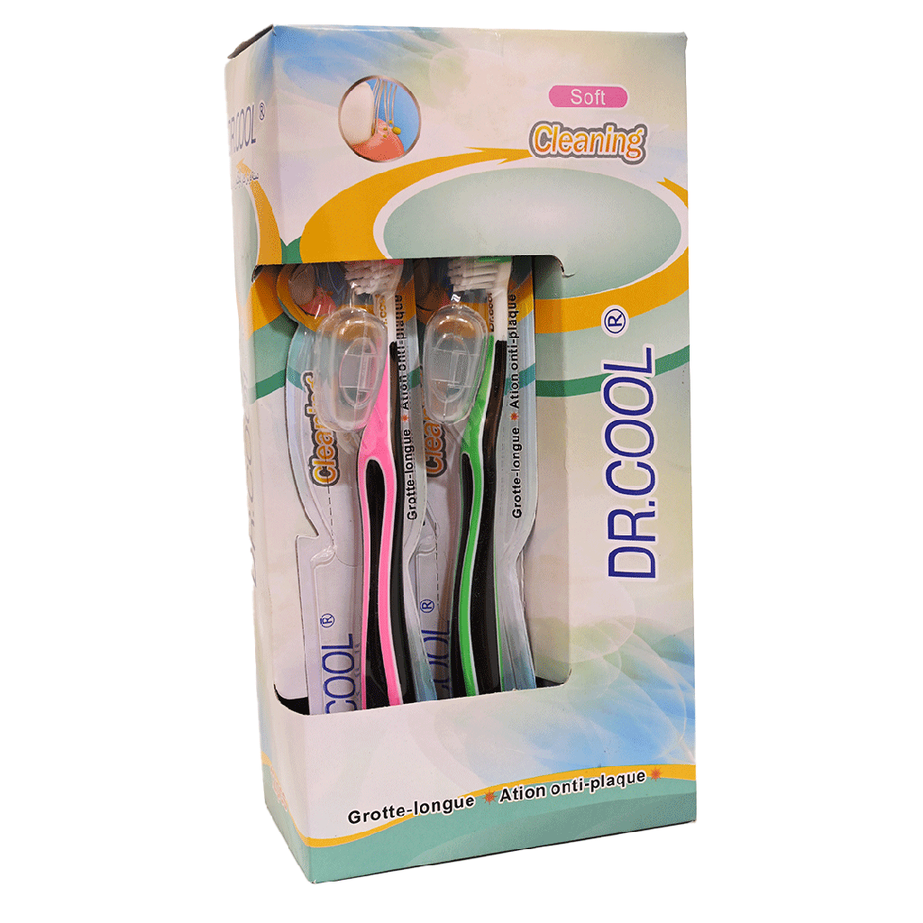 دكتور كول فرشاة اسنان لوكس كبار سوفت - Dr.Cool Tooth Brush lux Adult Soft (No:P492)