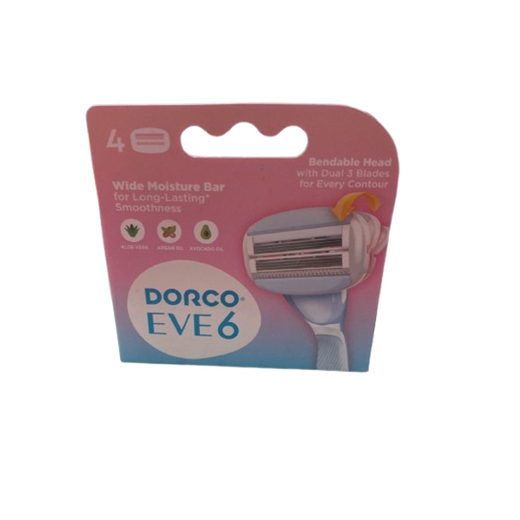 دوركو ايفى 6 غيار - Dorco Eve 6 Spare Parts (4PC)