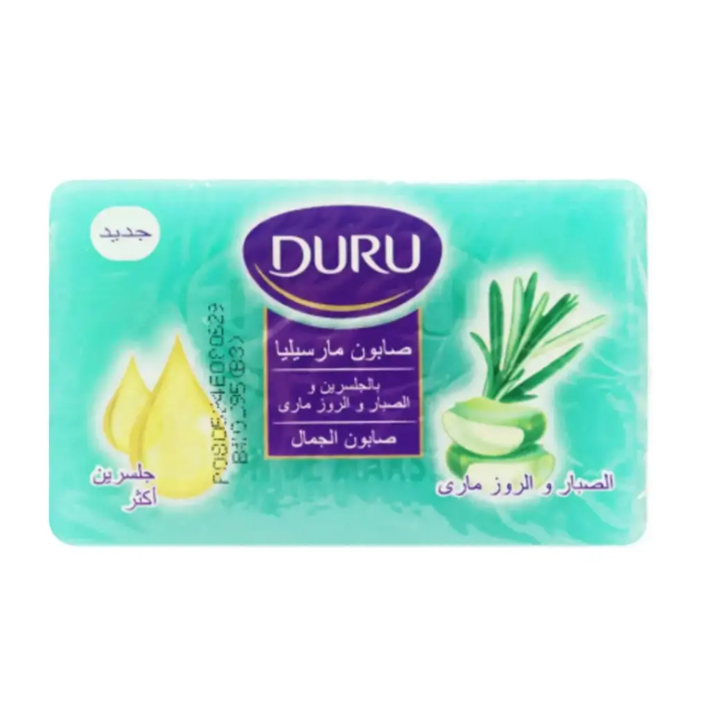 دورو صابون مارسيليا صبار&روزمارى - Duru Soap Marseille Aloe vera&Rosemary (150g)