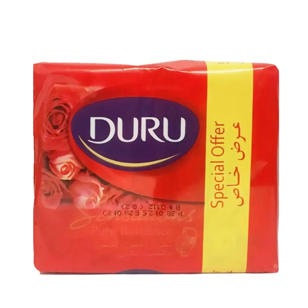 دورو صابون نقاء الرومانسية - Duru Soap Pure Romance 4Pcs (80g)