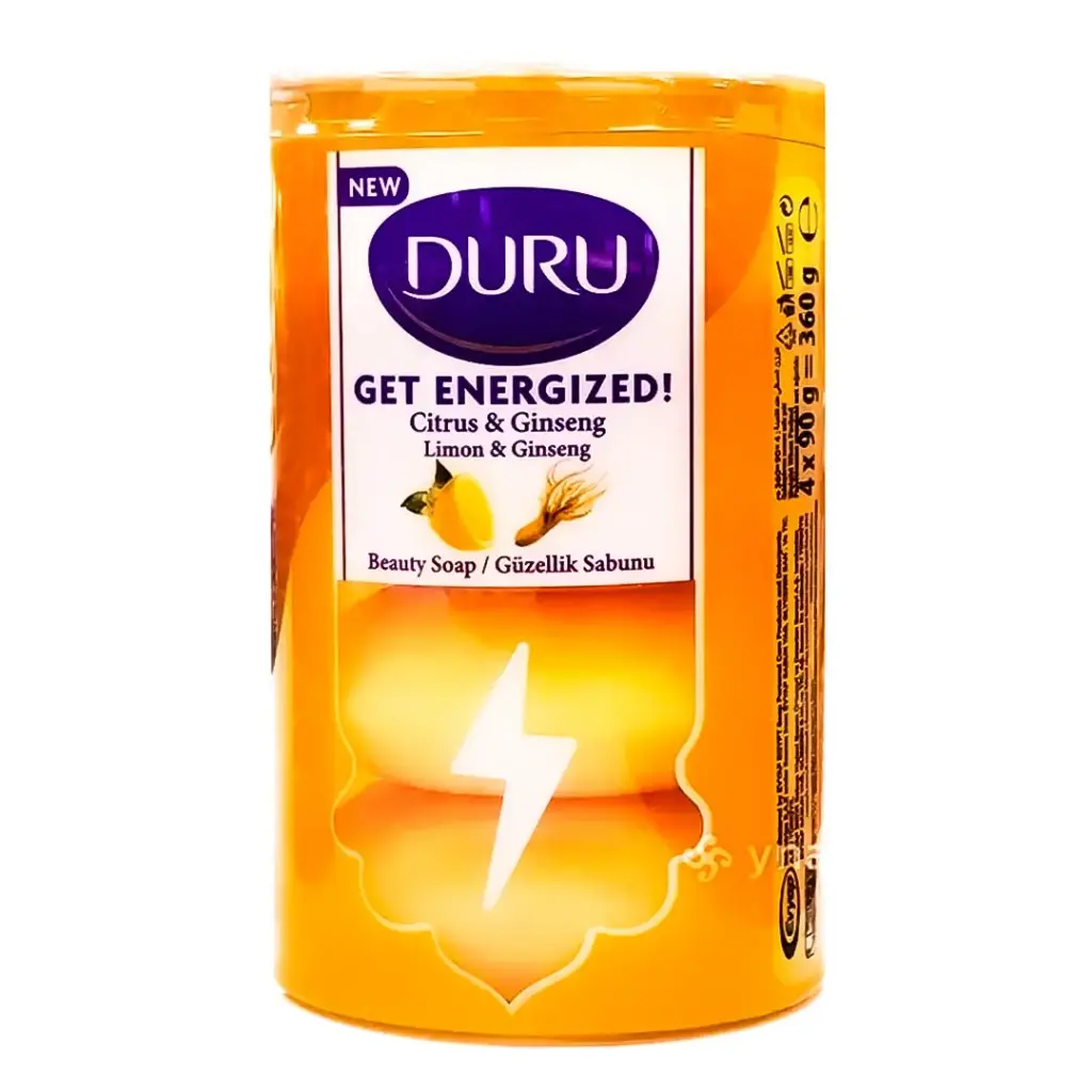 دورو صابون نهارك سعيد - Duru Soap Get Energized 4Pcs (90g)