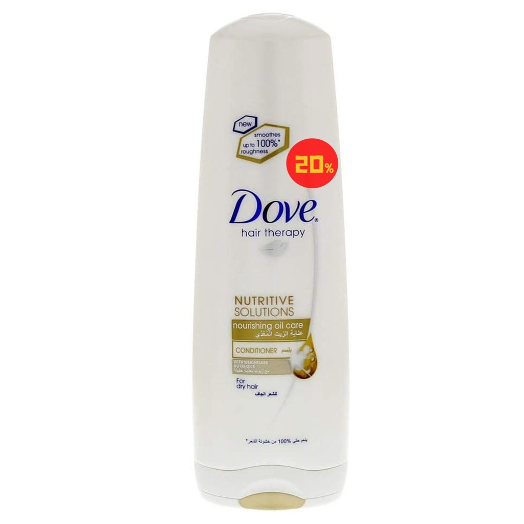 دوف بلسم - Dove Conditioner (350ml, زيوت مغذية, خصم 20%)
