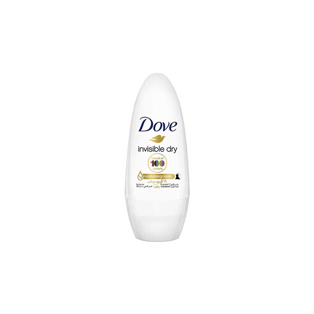 دوف رول اون - Dove Roll On (نسائى, 50ml, انفزيبل دراى, بدون)
