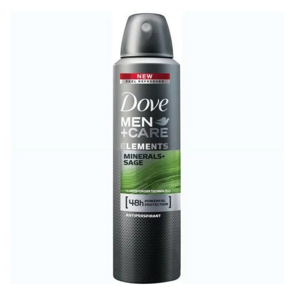 دوف سبراى رجالى - Dove Spray Men (250ml, مينريلز ساجا)