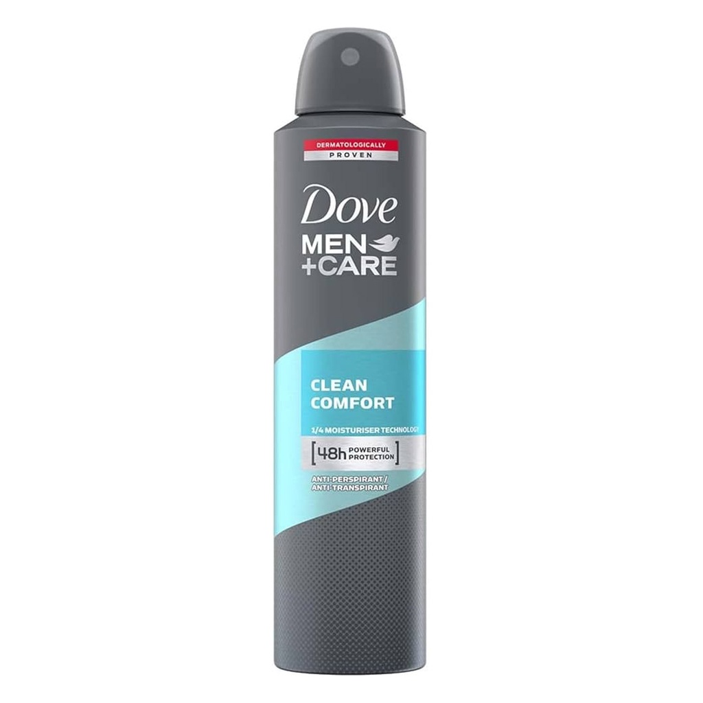 دوف سبراى رجالى - Dove Spray Men (250ml, Clean Comfort)