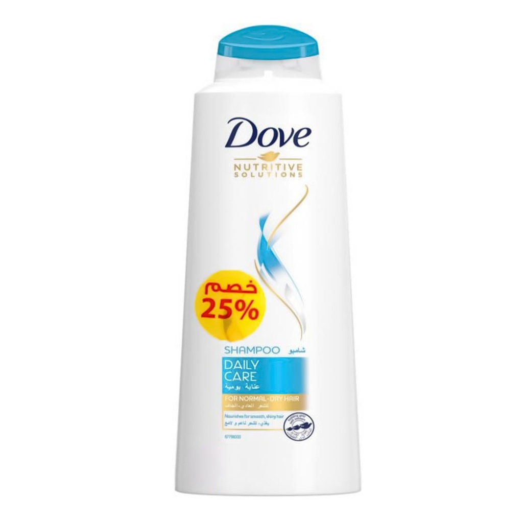 دوف شامبو - Dove Shampoo (200ml, Daily Care, discount 25%)