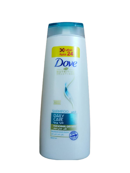 دوف شامبو - Dove Shampoo (200ml, عناية يومية, عرض 24 بدل 30جنية)