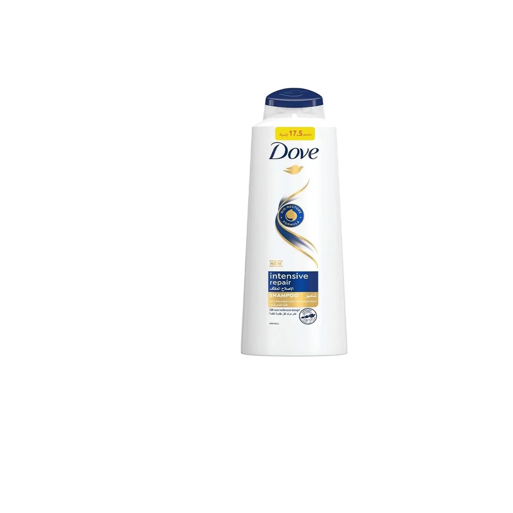 دوف شامبو اصلاح مكثف - Dove Shampoo Intensive Repair (600ml, خصم 17.5جنية )