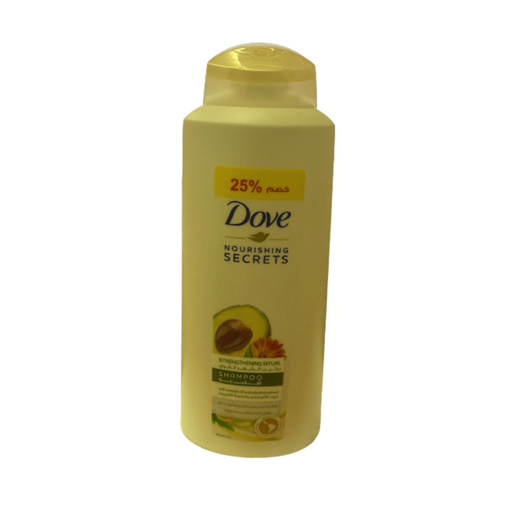 دوف شامبو روتين الشعر القوى - Dove Shampoo Strngthening Ritual (600ml, خصم 25%)