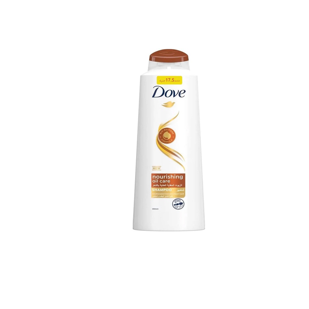 دوف شامبو زيوت مغذية - Dove Shampoo Nourishing Oil (600ml, خصم 17.5جنية )
