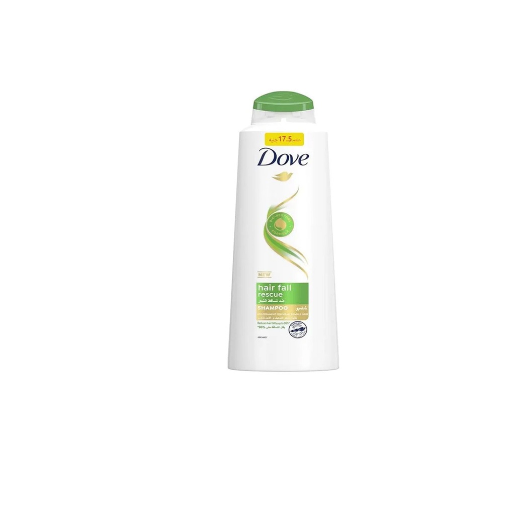 دوف شامبو ضد تساقط - Dove Shampoo Fall Rescue (600ml, خصم 17.5جنية )