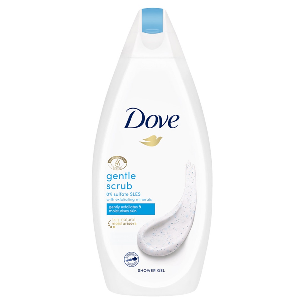 دوف شاور  - Dove Shower (500ml, جنتل سكراب, بدون)