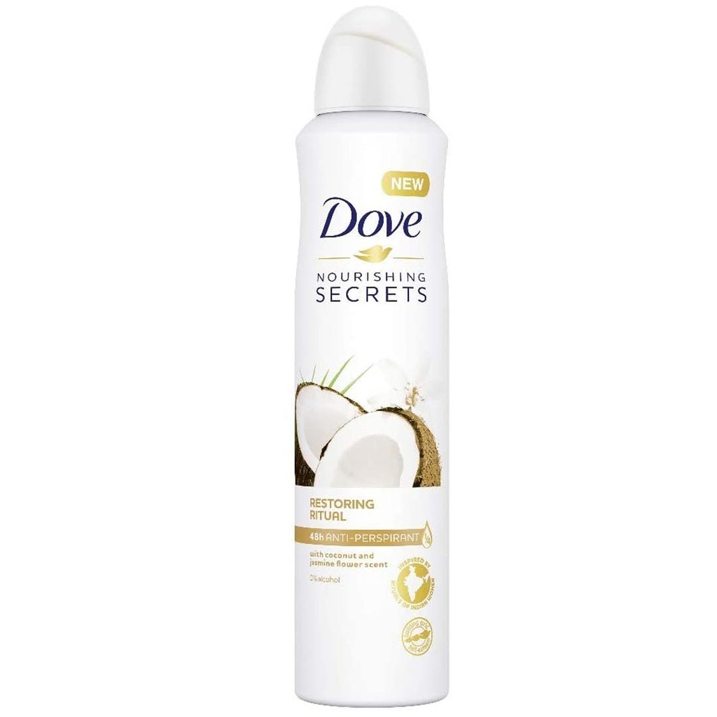 دوف مزيل سبراى - Dove Deodorant Spray (Woman, 250ml, Coconut, without)