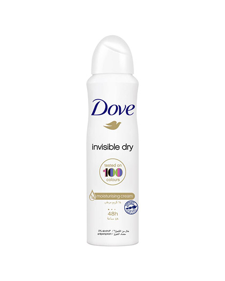 دوف سبراى - Dove Spray (نسائى, 150ml, انفزيبل دراى, بدون)
