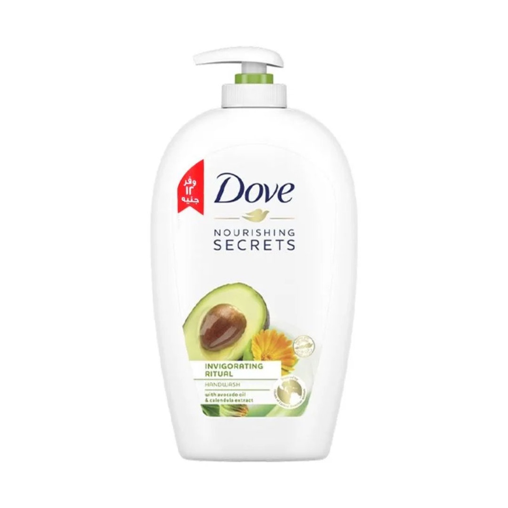 دوف هاند ووش افوكادو - Dove Hand Wash Avocado (500ml, وفر 12 جنية)