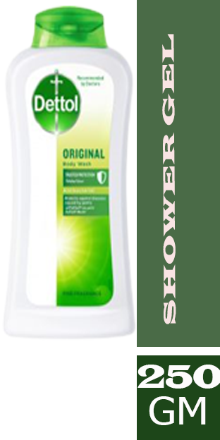 ديتول شاور - Dettol Body Wash (250ml, اصلى, بدون)
