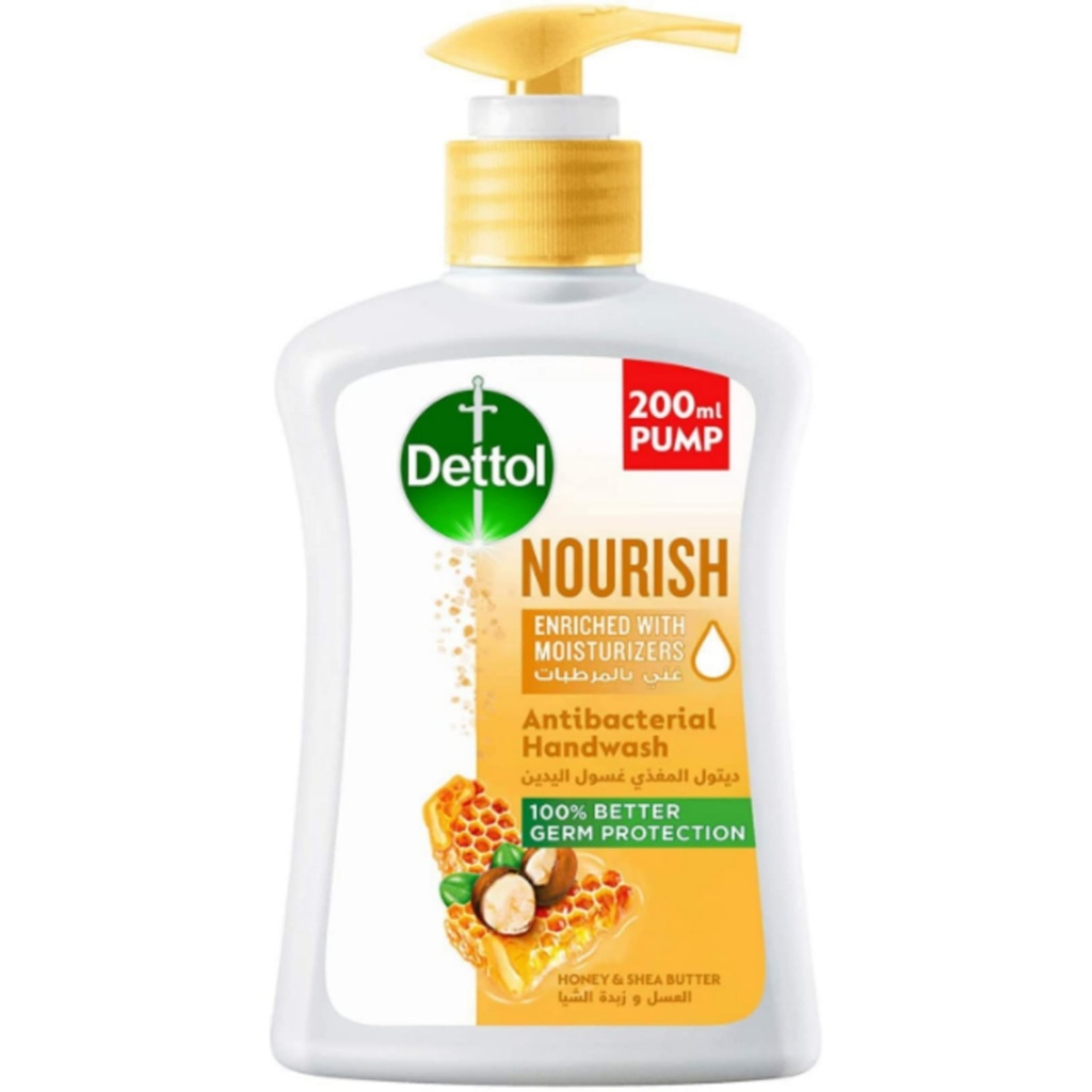 ديتول هاند ووش مغذى - Dettol Hand Wash Nourish (200ml, بدون)