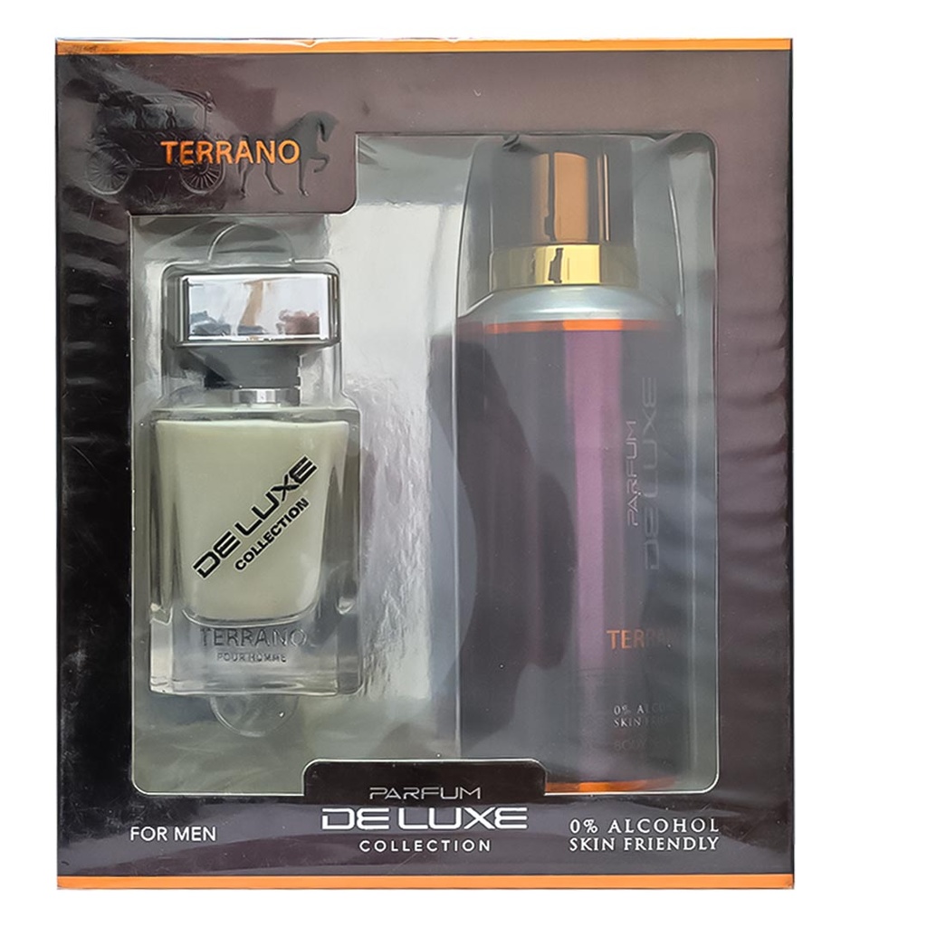 ديلوكس تيرانو طقم زيرو% كحول - Deluxe Terrano Set 0% AlCohol EDP-M (50ml+150ml)