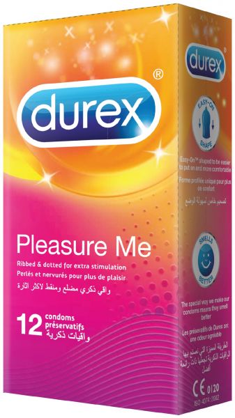 ديوركس عازل - durex Condom (مضلع&منقط, بدون, 12PC)