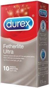 ديوركس عازل - durex Condom (Fetherlite Ultra, without, 10PC)