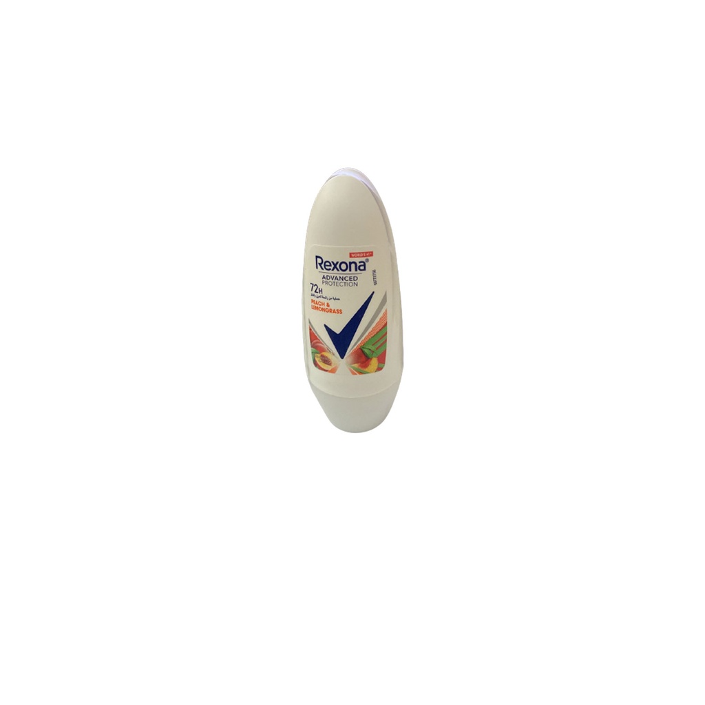ريكسونا ادفانسيد رول اون - Rexona Advanced Roll On (نسائى, 50ml, بيتش&ليمون جراس, بدون)