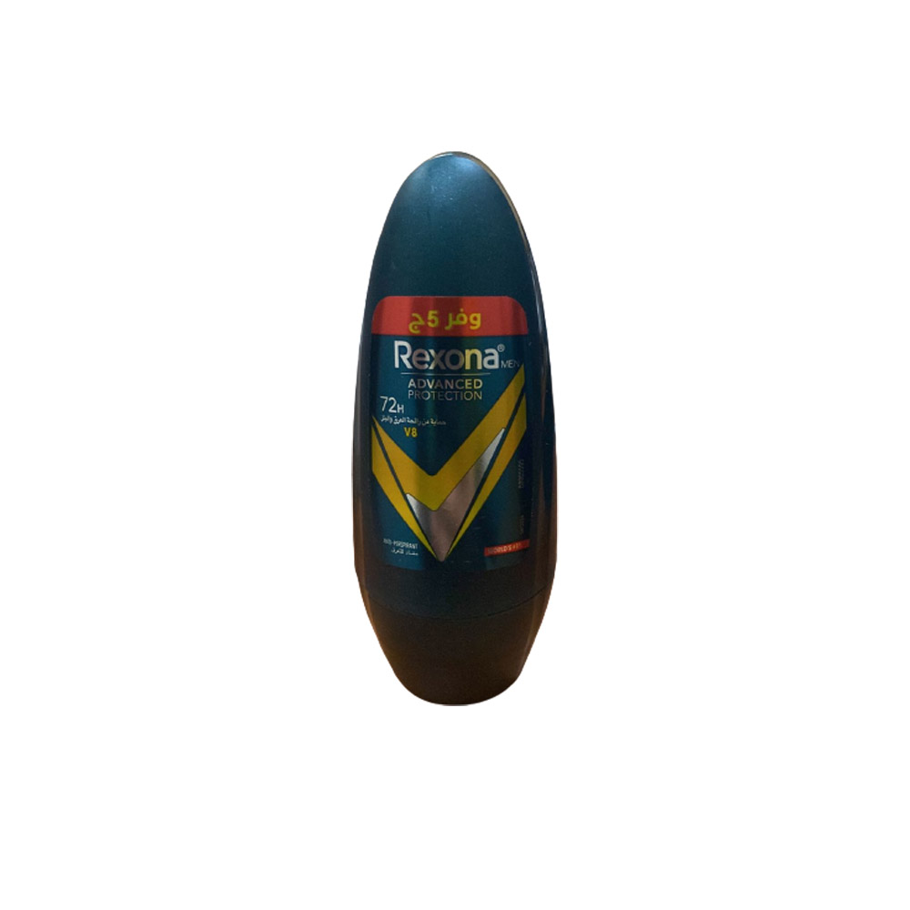 ريكسونا ادفانسيد رول اون - Rexona Advanced Roll On (men, 50ml, V8, Offer 5L.E)