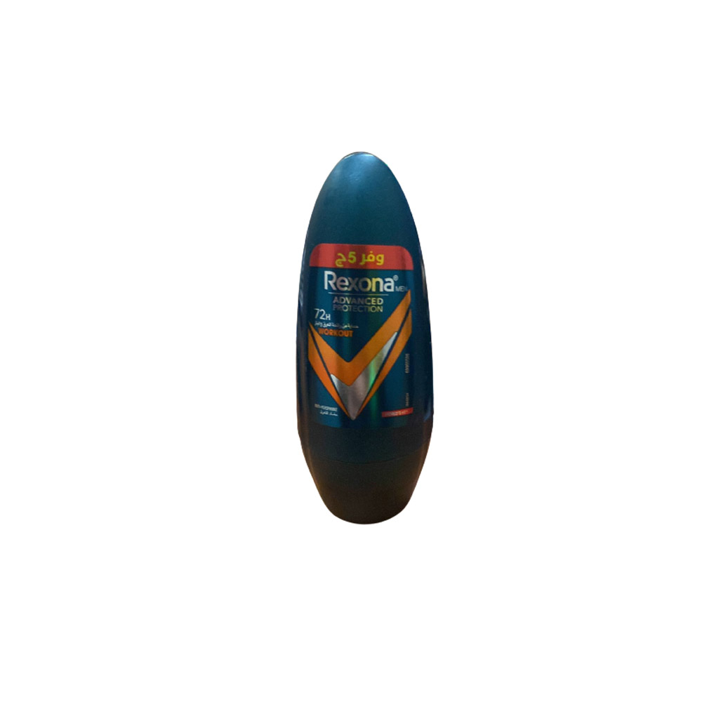ريكسونا ادفانسيد رول اون - Rexona Advanced Roll On (رجالى, 50ml, ورك اوت, وفر 5جنية)