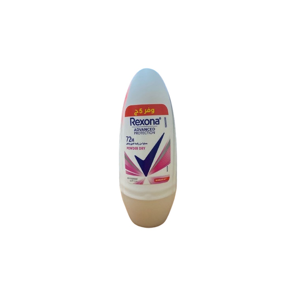 ريكسونا ادفانسيد رول اون - Rexona Advanced Roll On (Woman, 50ml, Power Dry, Offer 5L.E)