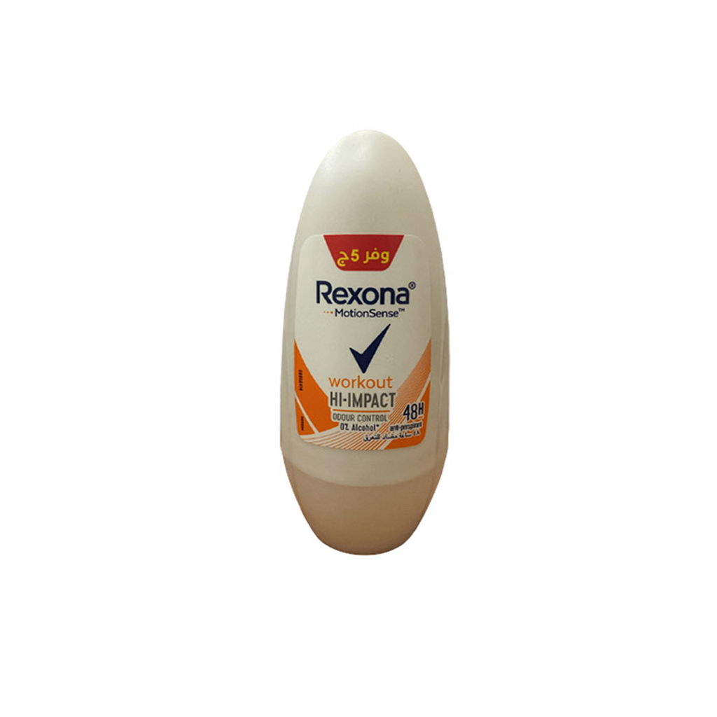 ريكسونا رول اون - Rexona Roll On (نسائى, 50ml, ورك اوت, وفر 5جنية)