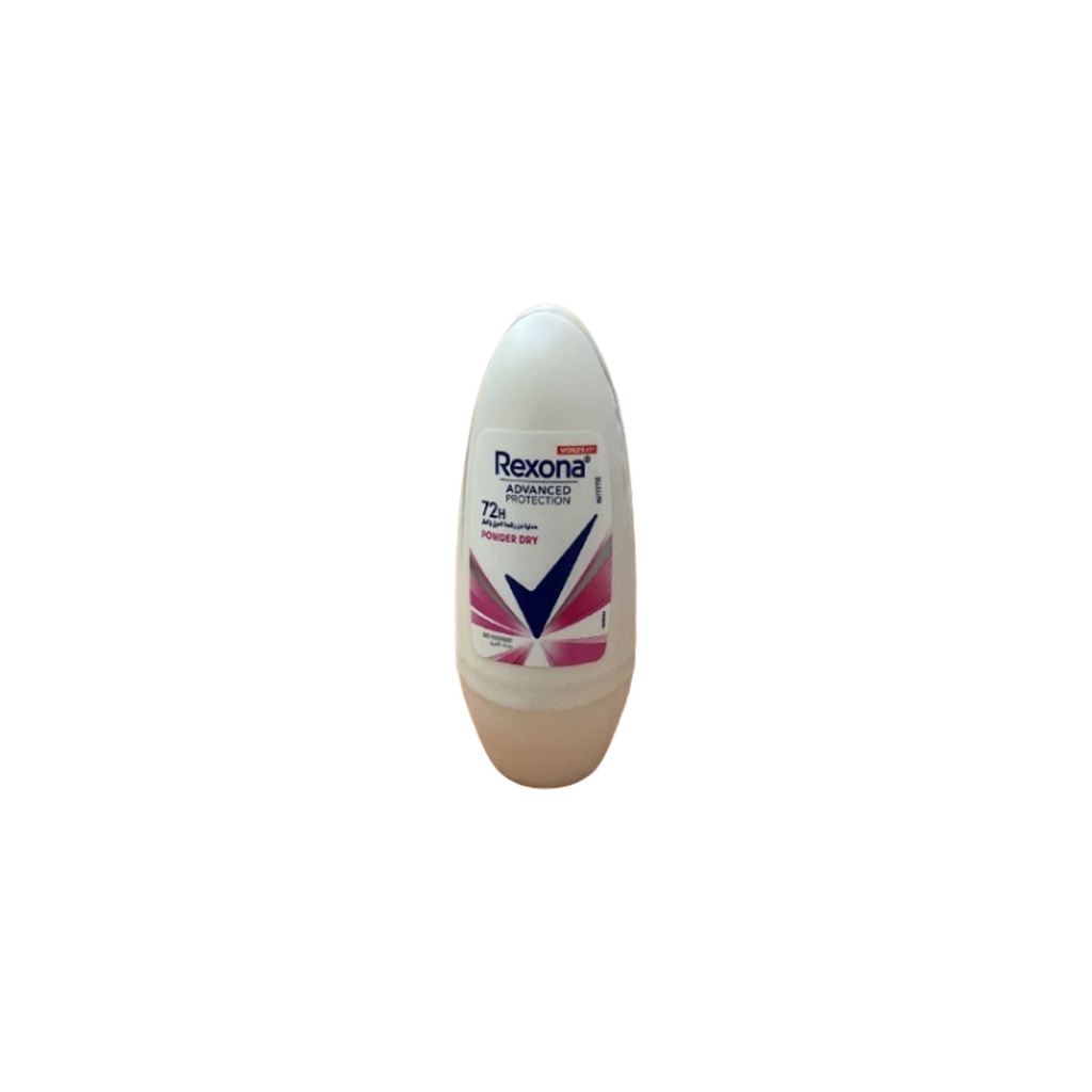ريكسونا رول اون - Rexona Roll On (نسائى, 50ml, ادفانسيد بودر دراى, بدون)