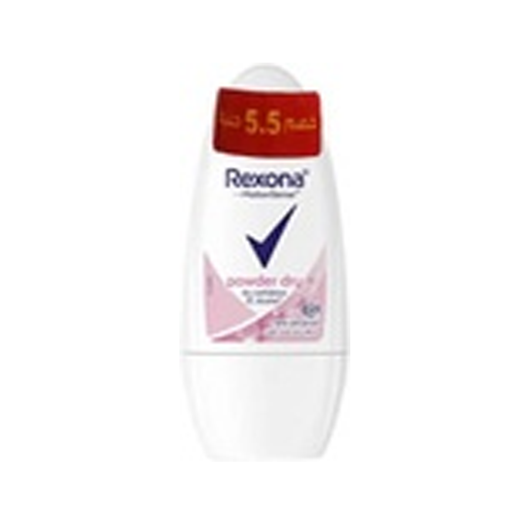 ريكسونا رول اون - Rexona Roll On (نسائى, 50ml, بودر دراى, خصم 5.5 جنية)