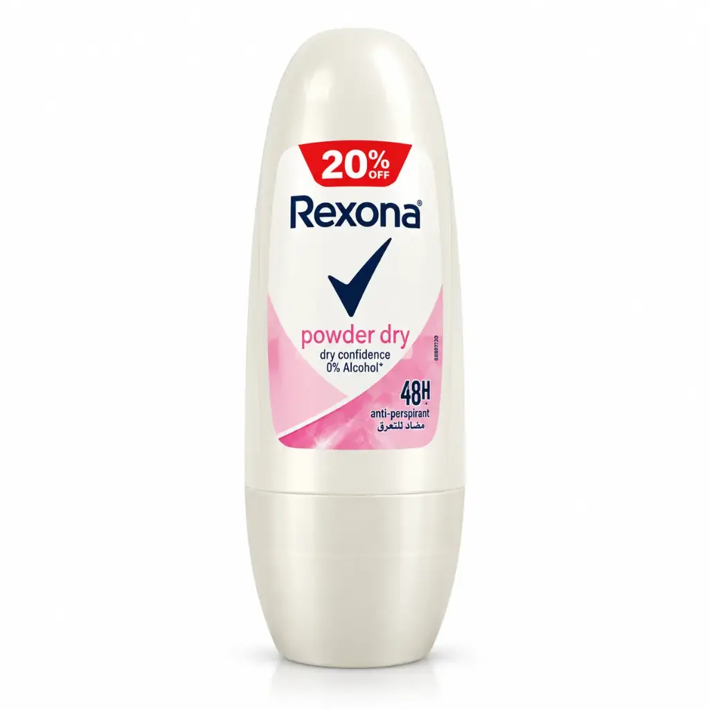 ريكسونا رول اون - Rexona Roll On (Woman, 20ml, Powder dry, discount 20%)