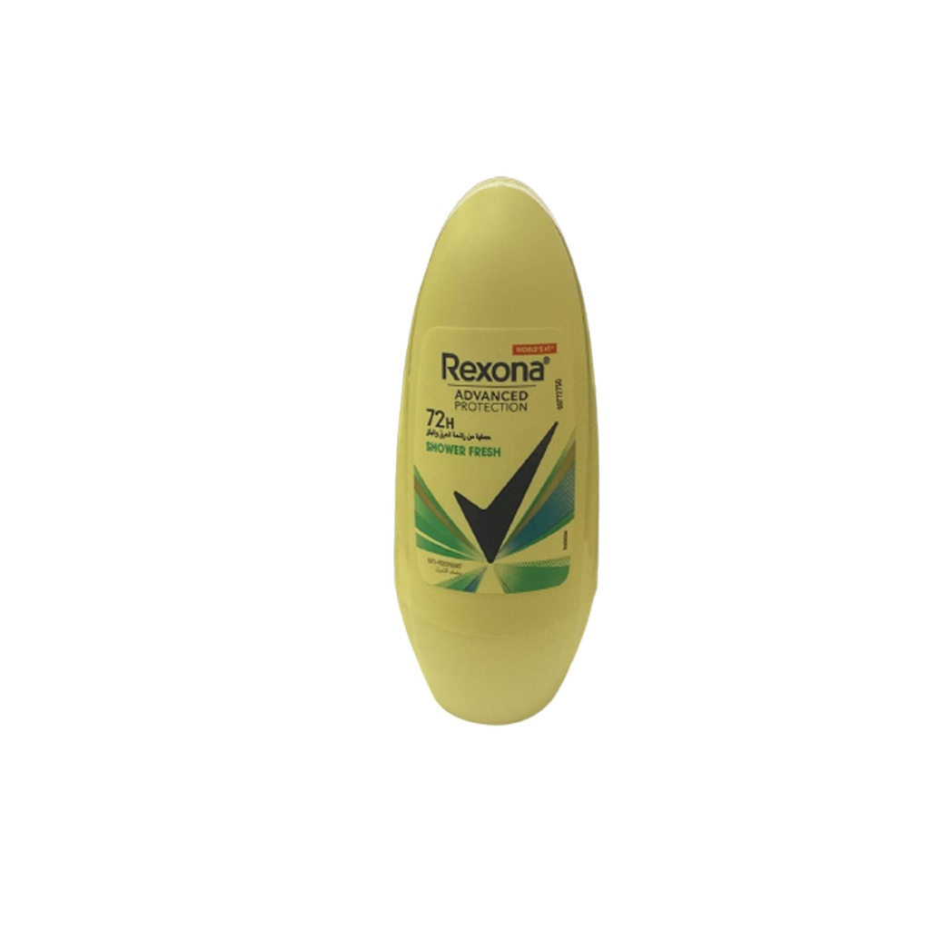 ريكسونا رول اون - Rexona Roll On (نسائى, 50ml, ادفانسيد شاور فريش, بدون)