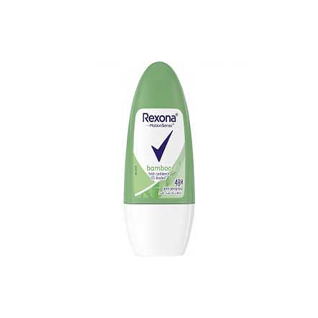 ريكسونا رول اون - Rexona Roll On (نسائى, 50ml, بامبو, بدون)