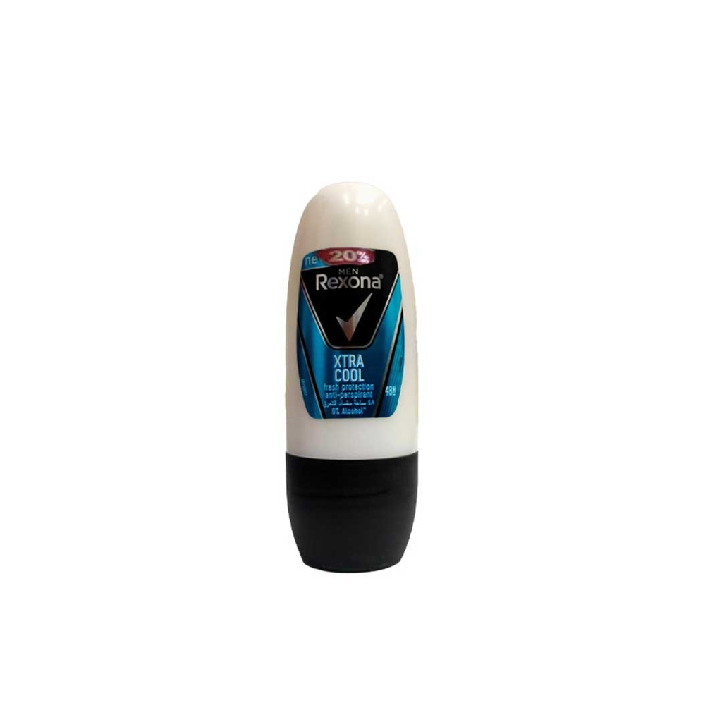 ريكسونا رول اون - Rexona Roll On Men (رجالى, 20ml, اكسترا كول, خصم 20%)
