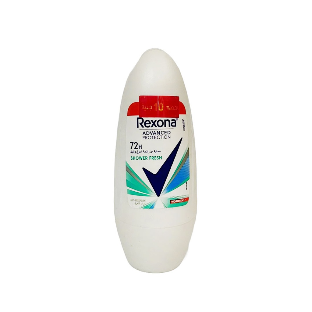 ريكسونا رول اون شاور فريش خصم 10 جنية - Rexona Roll On Shower Fresh Offer 10EGP (50ml)