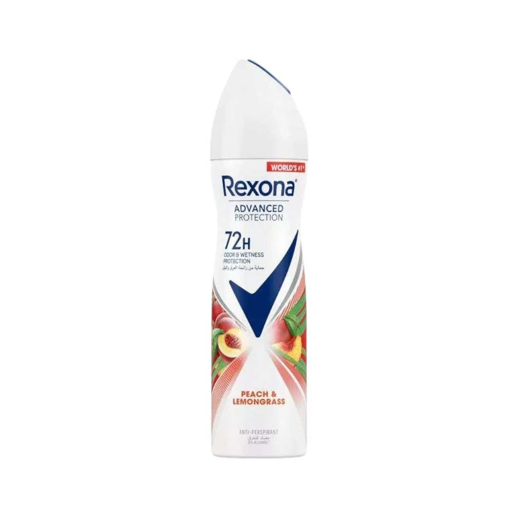 ريكسونا سبراى نسائى - Rexona Spray Woman  (150ml, خوخ&ليمون)