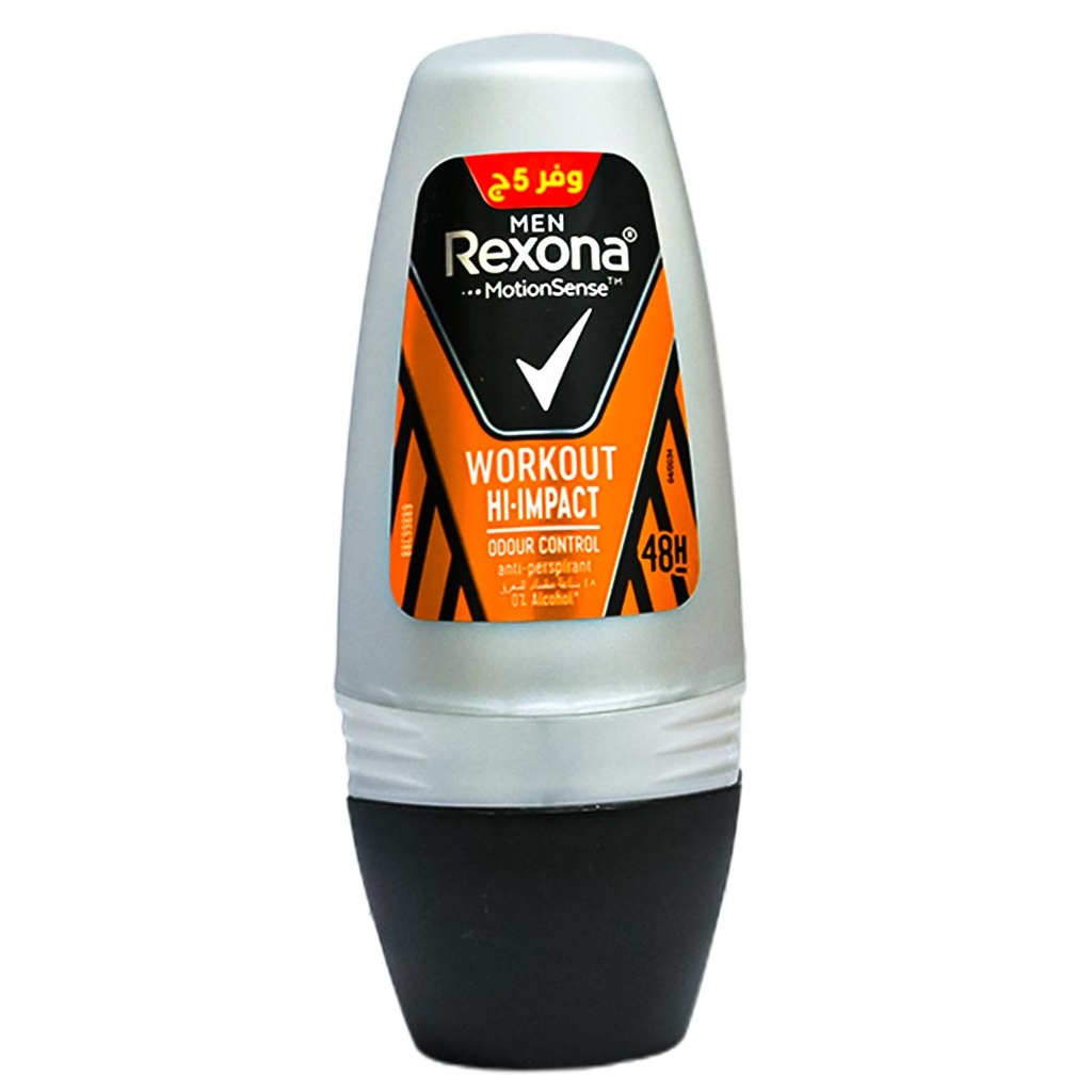 ريكسونا مزيل - Rexona Deodorant (رول اون, رجالى, 50ml, ورك اوت, وفر 5جنية)
