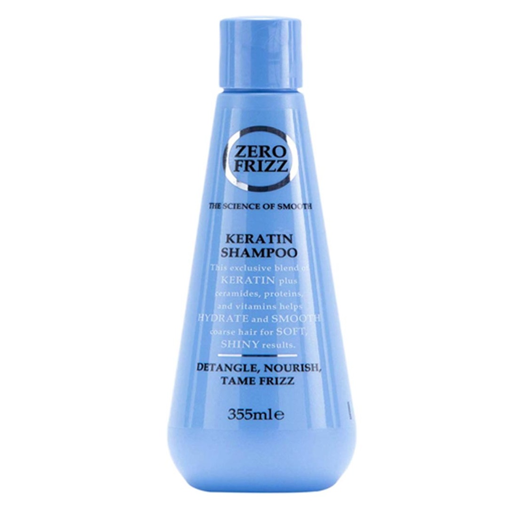 زيرو فريز شامبو - Zero Frizz shampoo (355ml, Keratin)