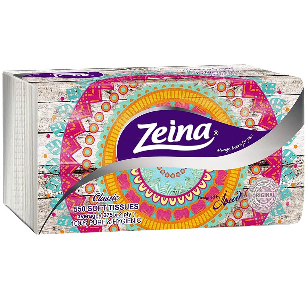 زينه مناديل - Zeina Wipes 550Psc (550Pc)