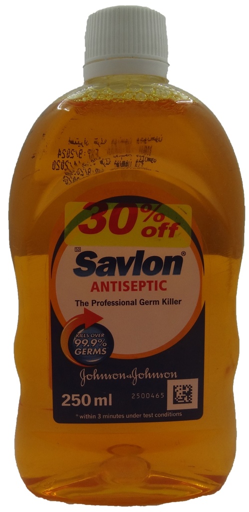 سافلون مطهر - Savlon Antiseptc (250ml, خصم 30%)